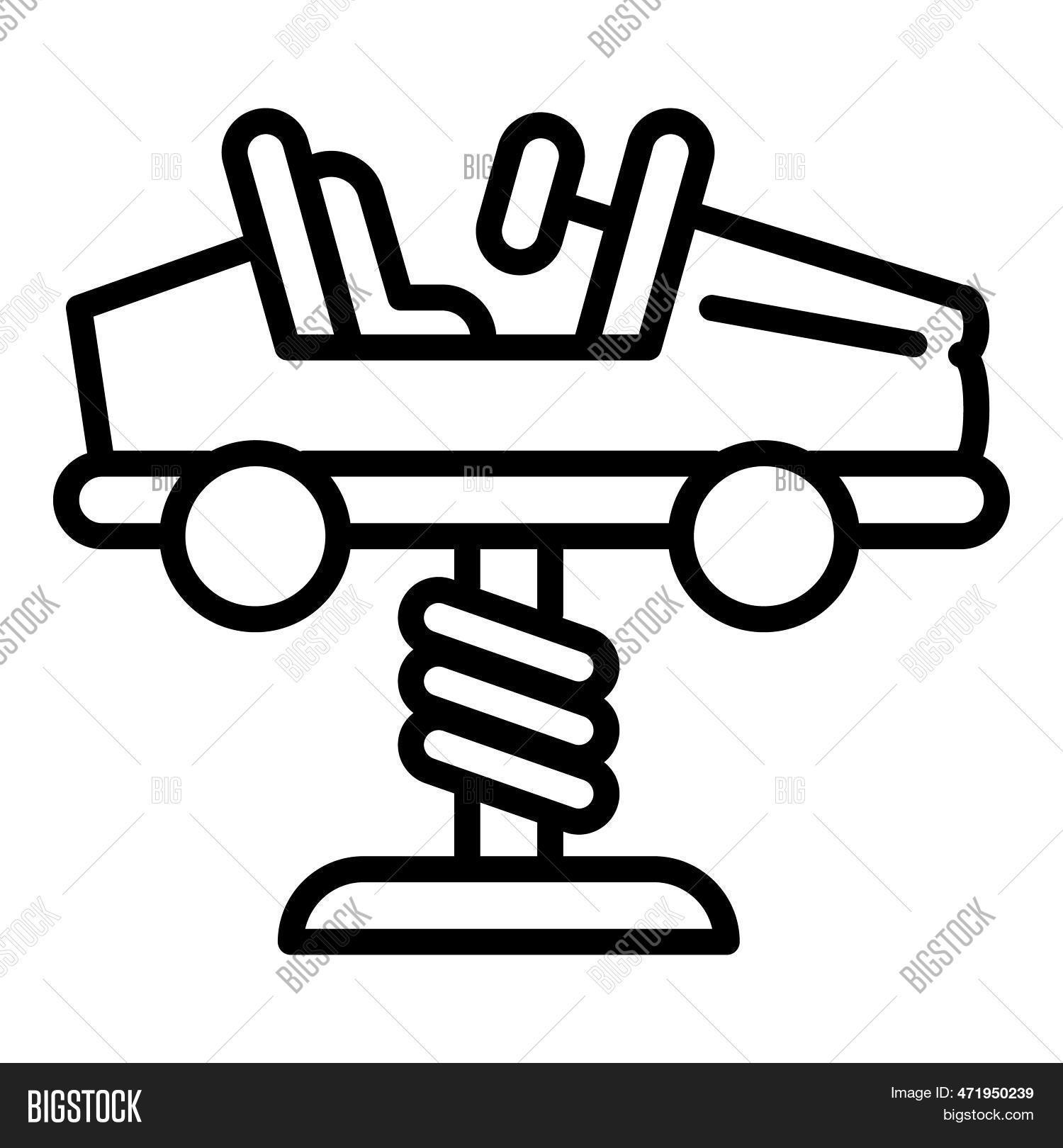 Car Spring Rider Icon Image & Photo (Free Trial) | Bigstock