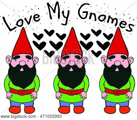 Love My Gnomies Shirt, Funny Gardener Shirt, Valentines Day Gift