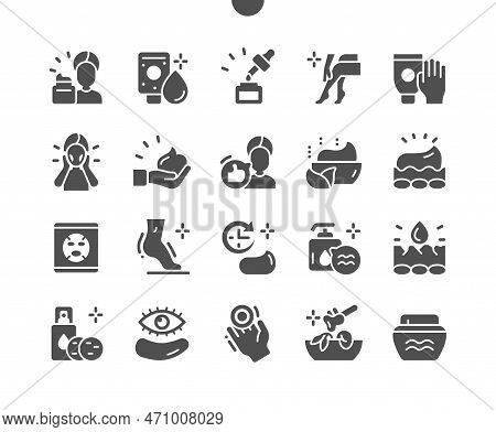 Skin Care Cosmetic. Makeup Remover. Beauty And Natural Cosmetics. Anti Wrinkle Cream. Eye Patch. Vec