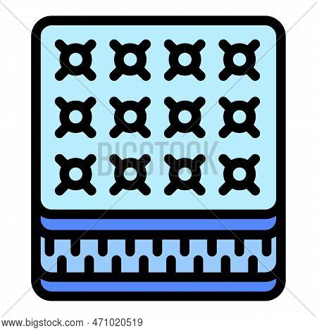 Soft Mattress Icon. Outline Soft Mattress Icon For Web Design Isolated On White Background