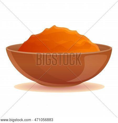 Cook Condiment Bowl Icon. Cartoon Of Cook Condiment Bowl Icon For Web Design Isolated On White Backg