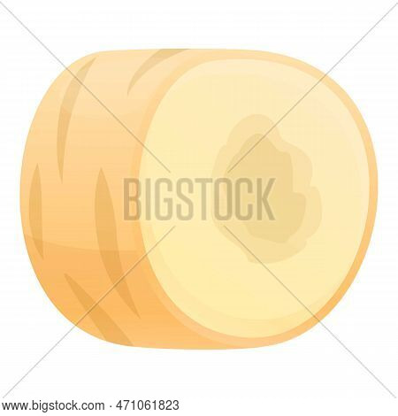 Parsnip Roll Icon. Cartoon Of Parsnip Roll Icon For Web Design Isolated On White Background