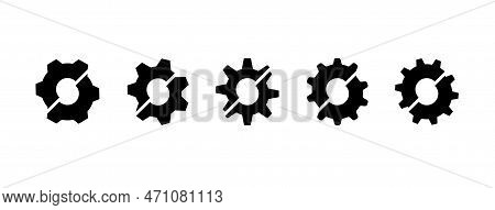 Setup And Settings Icons Set. Collection Of Simple Linear Web Icons Such Installation, Settings, Opt