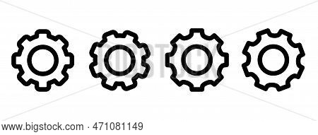 Setup And Settings Icons Set. Collection Of Simple Linear Web Icons Such Installation, Settings, Opt