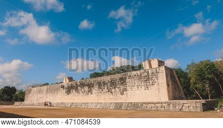 Ancient Ruins Of The Large Pre-columbian City Chichen Itza, Built By The Maya People, Mexico