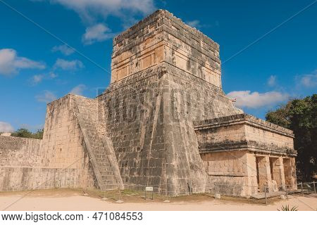 Ancient Ruins Of The Large Pre-columbian City Chichen Itza, Built By The Maya People, Mexico