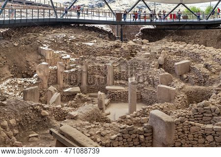 Gobekli Tepe, Turkey - October 8, 2020: This Is The Archaeological Site Of The Largest And Oldest Te