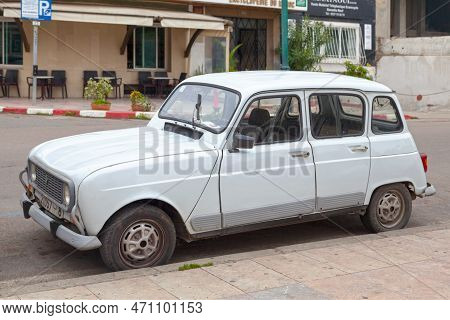 Rabat, Morocco - January 26 2019: The Renault 4, Also Known As The 4l (pronounced 