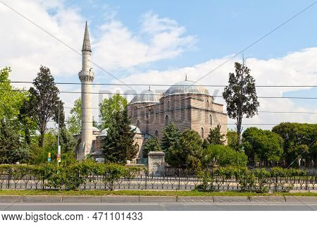Istanbul, Turkey - May 09 2019: The Murat Paşa Mosque (turkish: Murat Paşa Camii) Is A 15th Century 