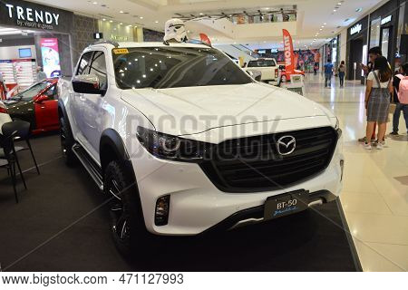 Paranaque, Ph - Sept 3 - Mazda Bt 50 Pick Up At Mazda Day On September 3, 2022 In Pasay, Philippines