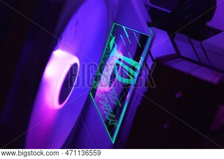 Luminous Panel For Asus Rog Strix X670E Gaming Wi-fi Motherboard