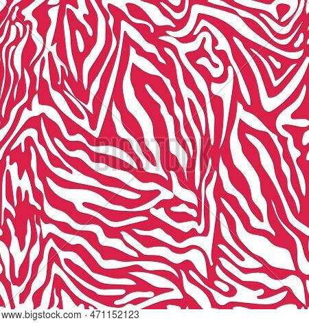 Colorful Geometric Shape Background In Trendy Riso Graph Print Texture Style.