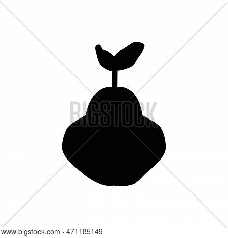 Pear Icon. Simple Style Fruit Shop Poster Background Symbol. Pear Brand Logo Design Element. Pear T-