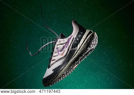 Minsk, Belarus- February 21, 2023, Nike Air Zoom Pegasus 39 Stylish And Responsive Running Shoe With