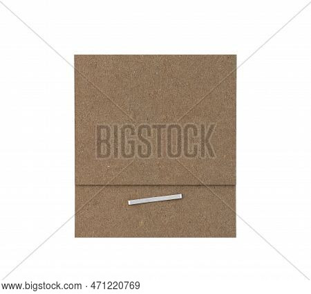 A Closed Book Of Matches Made With Wood With Pink Tips In A Generic White Unbranded Cardboard Book O