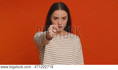 Angry Aggressive Pretty Woman Showing Fig Negative Gesture, You Dont Get It Anyway. Rapacious, Avari