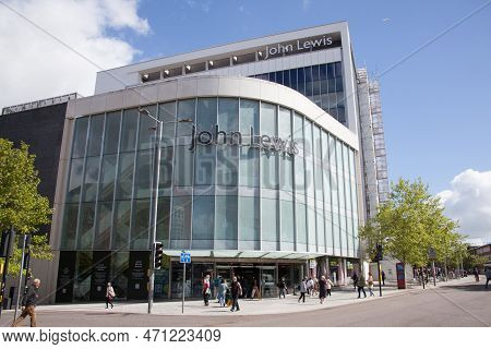 The John Lewis Shop On The High Street In Exeter, Devon In The Uk, Taken On The 19th May 2022