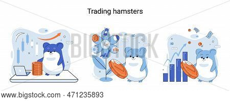 Trading Hamster, User Who Does Not Understand Economics And Finance, Dreams Of Getting Rich On Crypt