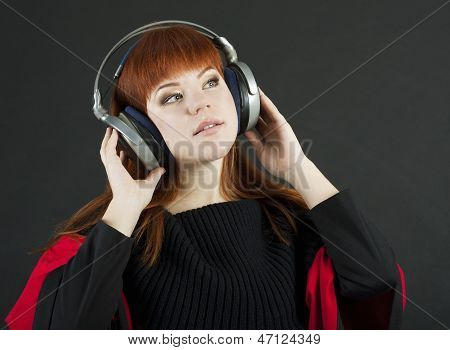 Girl With Headphones