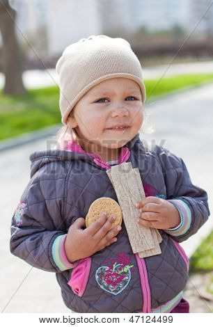 Crying Baby Eating