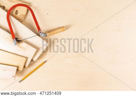 Large Variety Of Separate Lineup Of Assorted Types Of Wood Materials For Craftmanship