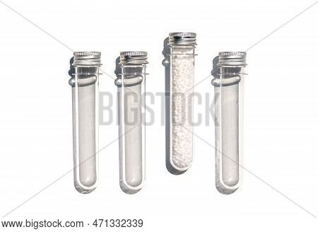 Carbamide In Pet Preform Bottle With Aluminium Cap. Chemicals Ingredient Used As A Fertilizer And Fe
