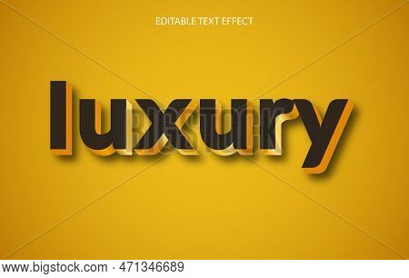 Luxury 3d Editable Text Effect Amazing Design