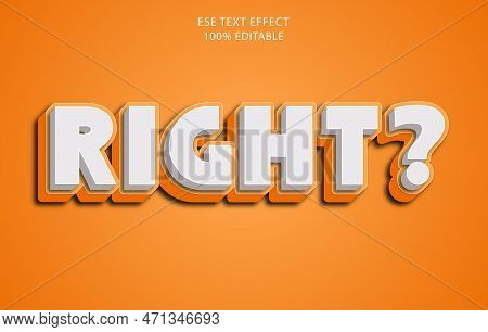 Right 3d Text Effectsluxury 3d Editable Text Effect