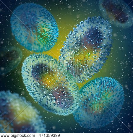 Medical Background, Monkeypox Virus, Zoonotic Virus From The Poxviridae Family, Causes Monkeypox, Po