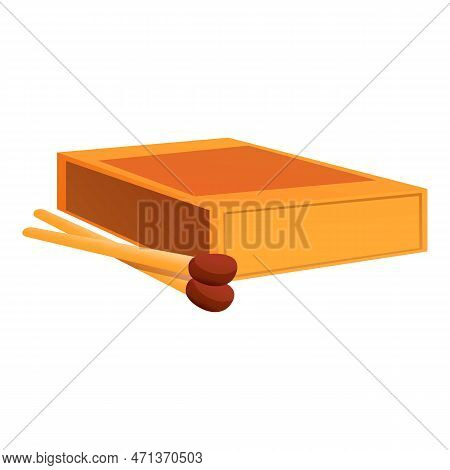 Matchbox Icon. Cartoon Of Matchbox Icon For Web Design Isolated On White Background