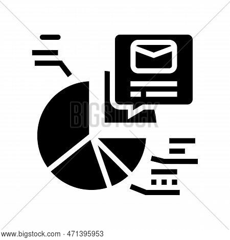 Email List Segmentation Marketing Glyph Icon Vector Illustration