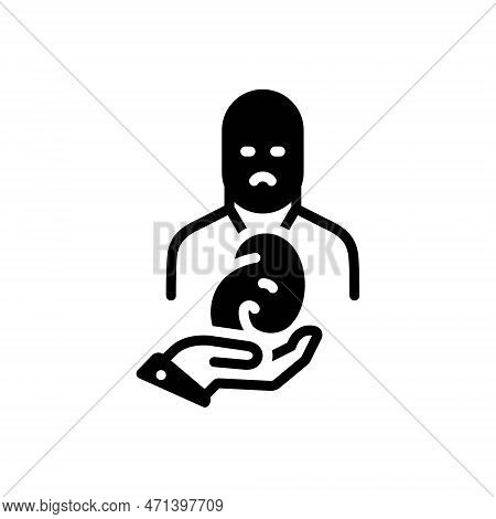 Black Solid Icon For Needed Bladder Kidneys Nephrology Essential Required Necessary Desired Organ Do