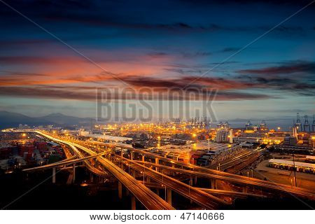 Overpass And Pier