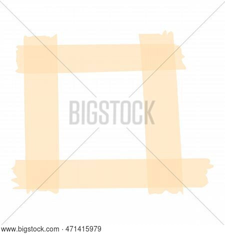 Scotch Tape Adhesive Icon. Cartoon Of Scotch Tape Adhesive Icon For Web Design Isolated On White Bac