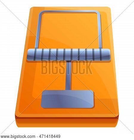 Mouse Trap Icon. Cartoon Of Mouse Trap Icon For Web Design Isolated On White Background