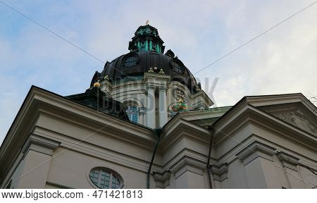 Low Angle View Of Church Against Sky