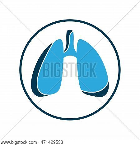 Lung Logo Design Vector For Your Business