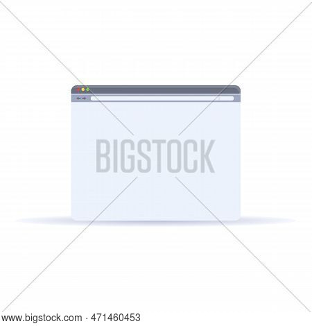 Browser Sns Icon. Cartoon Of Browser Sns Icon For Web Design Isolated On White Background