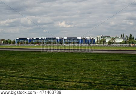 Heathrow, Uk - April 26, 2022:  View Of The Compass Centre Offices Which House The Headquarters Of H