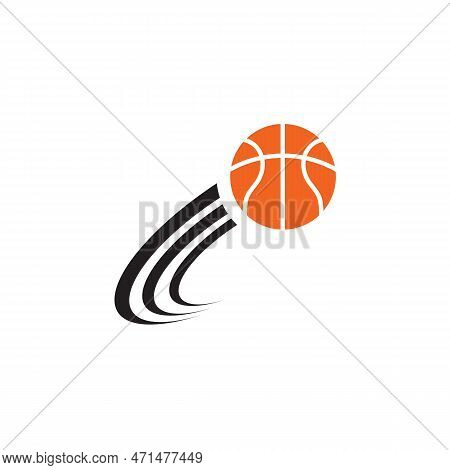 Basketball Club Logo Design Vector Template Illustration