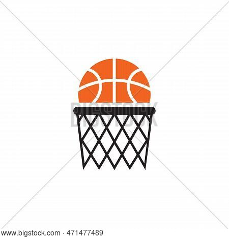 Basketball Club Logo Design Vector Template Illustration