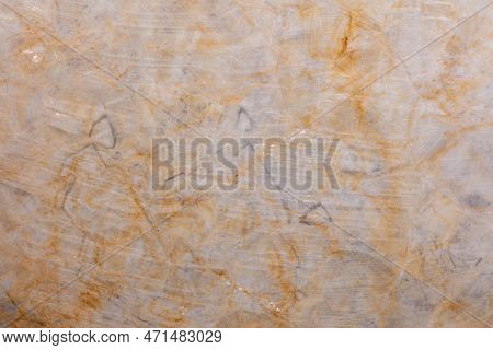 Luxuria Marble Background, Natural Texture In Beige Color For Exterior. Slab Photo.