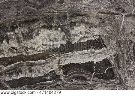 Arabescato Orobico Grigio Matte Marble Texture Close-up.