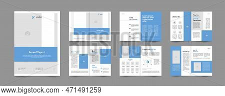 Modern 4a Annual Report Business Brochure Template Design