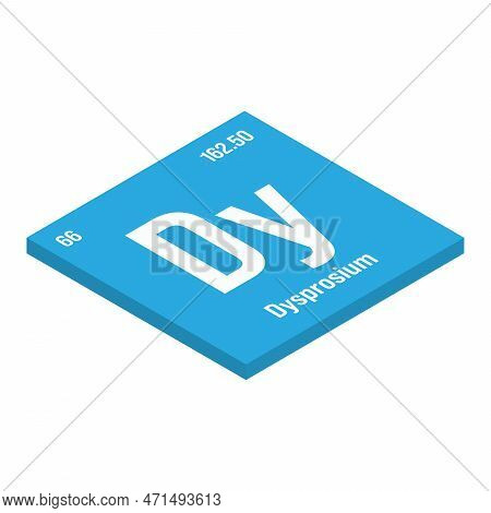 Darmstadtium, Ds, Periodic Table Element With Name, Symbol, Atomic Number And Weight. Synthetic Elem