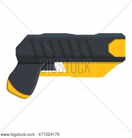 Taser Attack Icon. Cartoon Of Taser Attack Icon For Web Design Isolated On White Background