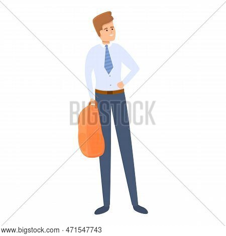 High School Uniform Icon. Cartoon Of High School Uniform Icon For Web Design Isolated On White Backg