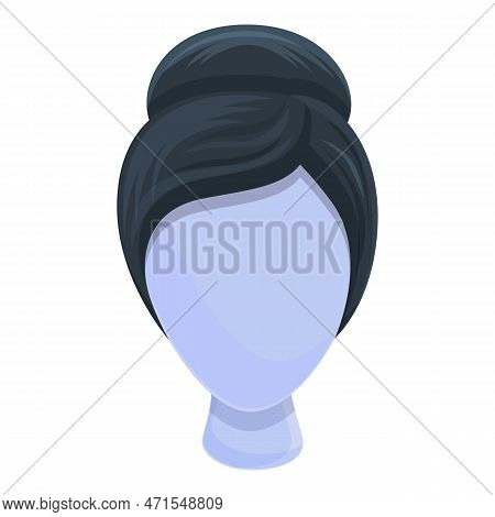 Trendy Wig Icon. Cartoon Of Trendy Wig Icon For Web Design Isolated On White Background