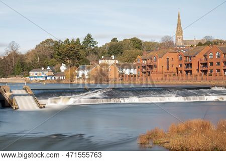 Trews Weir On The River Exe In Exeter