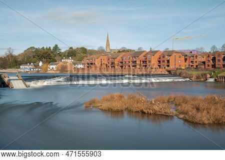 Trews Weir On The River Exe In Exeter